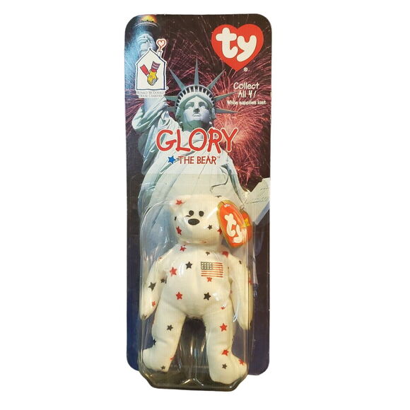 TY McDonalds Beanie Babies Glory the Bear 1999 Retired - Picture 1 of 7